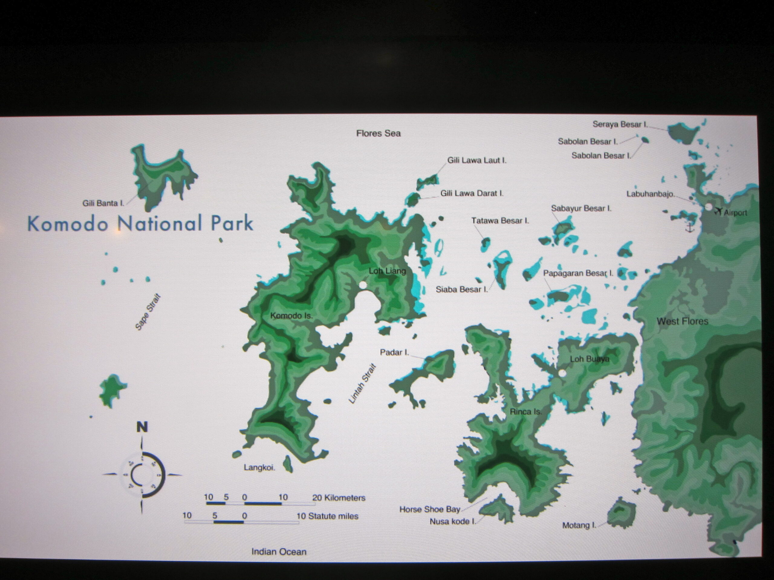 Komodo Island World Map 3533